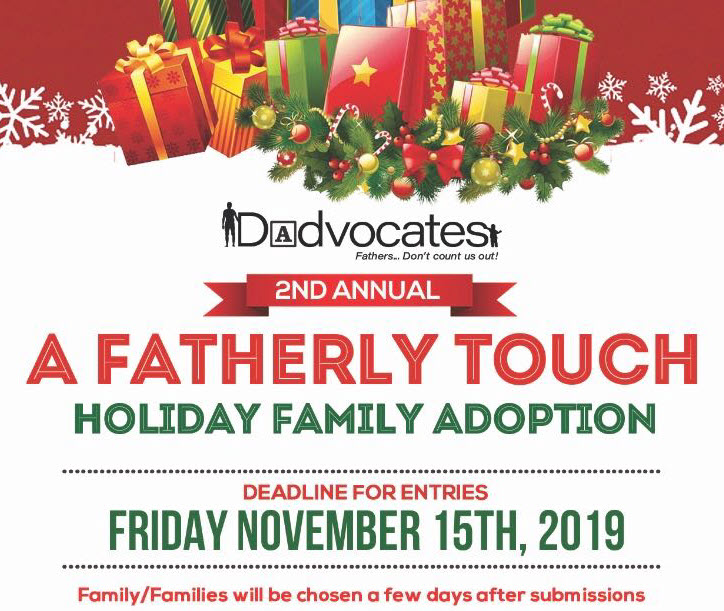 2nd Annual “A Fathers Touch” Family Adoption